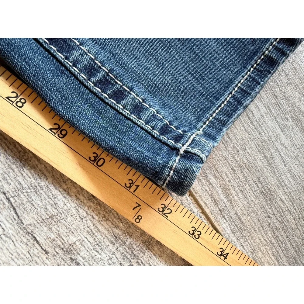 Ariat REAL Denim Straight Leg Jeans 26 26R Rainstorm Icon Mid Rise Western Jean